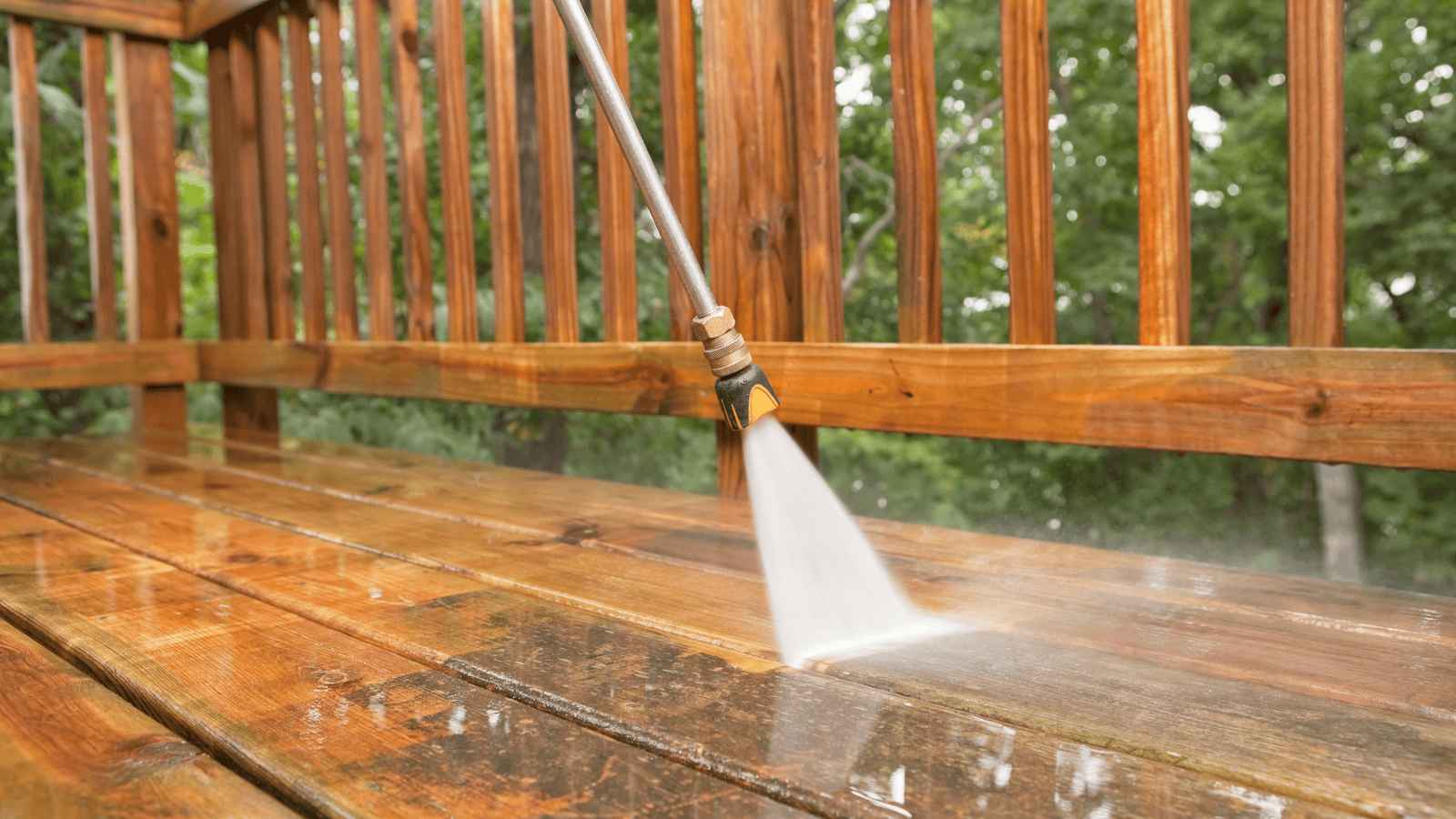 Pressure Washing Deck