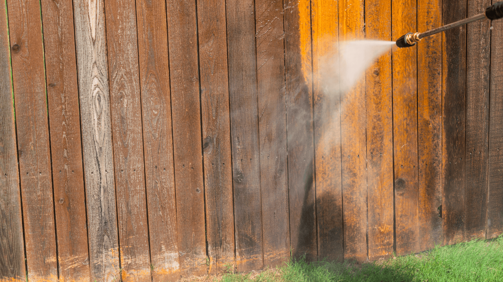Pressure Washing Fence