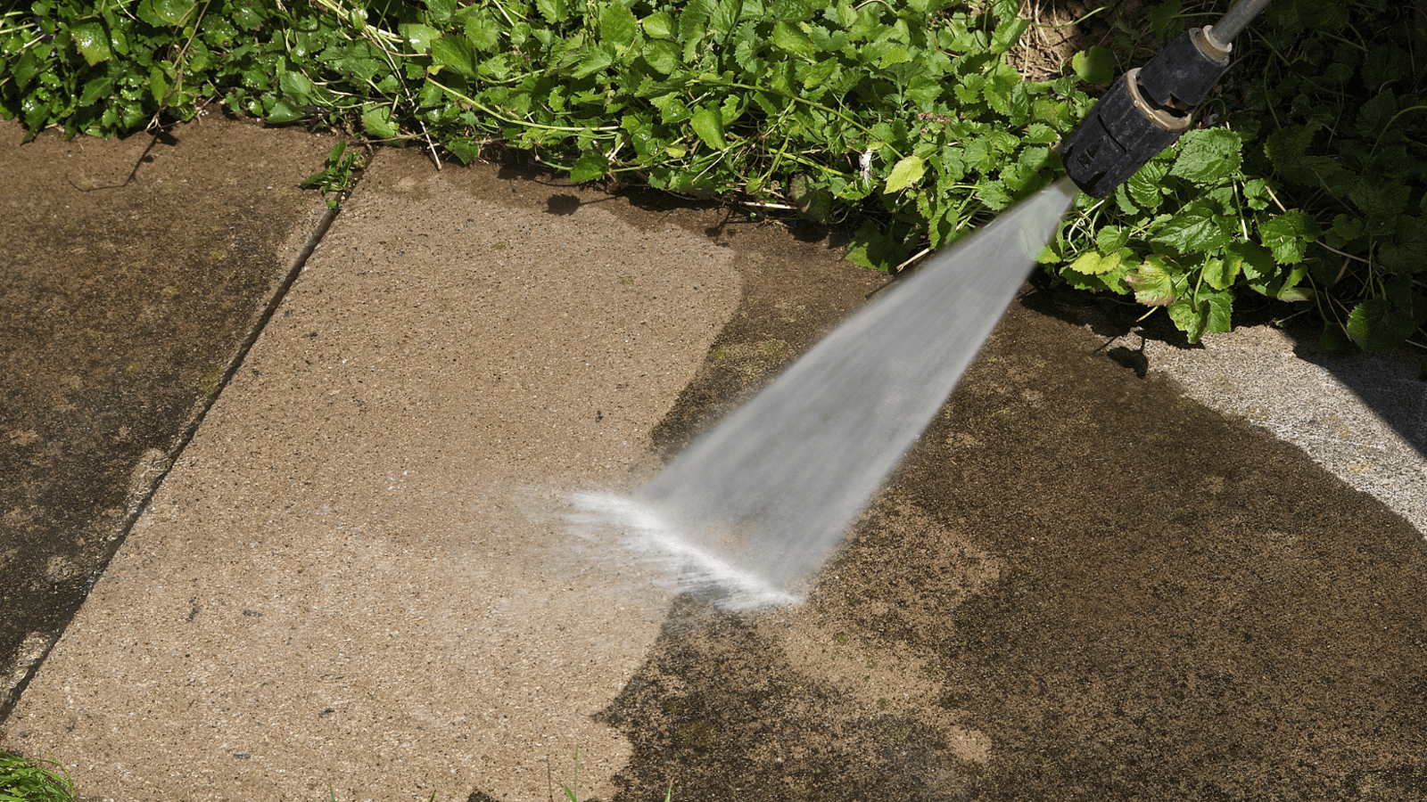 Pressure Washing Sidewalk