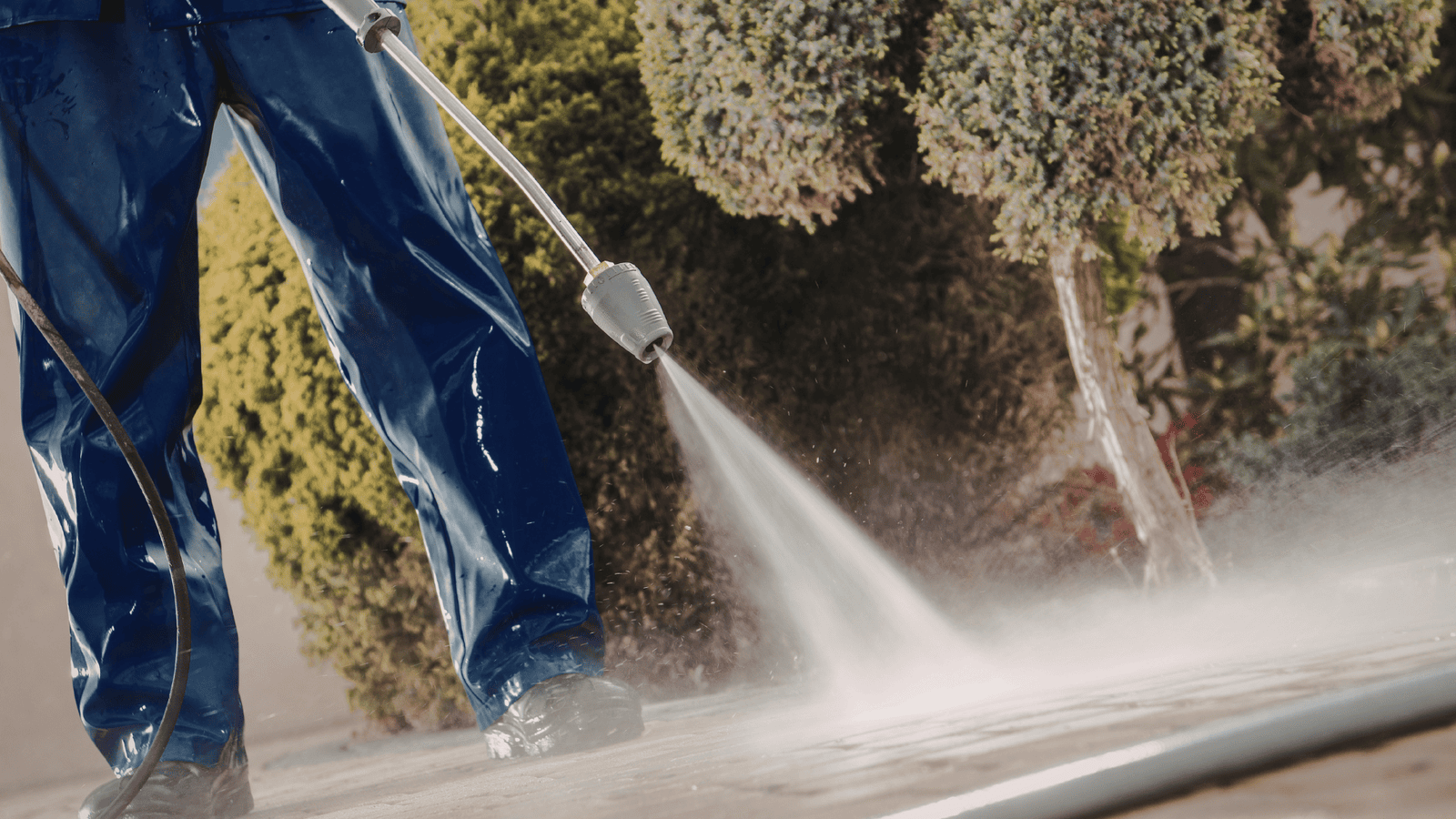 Pressure Washing Driveway