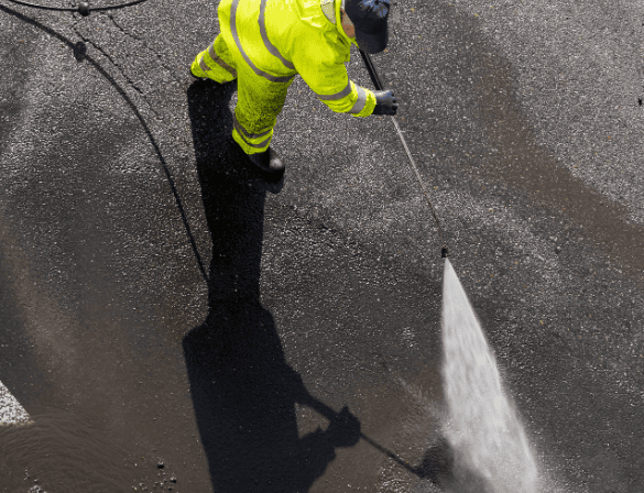 Pressure Washing Driveway